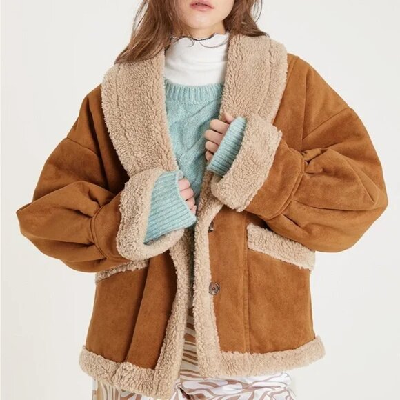 Storets Ava Faux Shearling Jacket S/M - Picture 8 of 16
